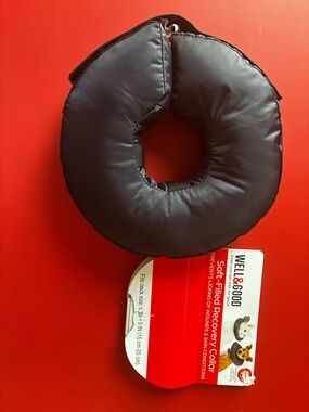 Soft-Filled Recovery Collar - Black